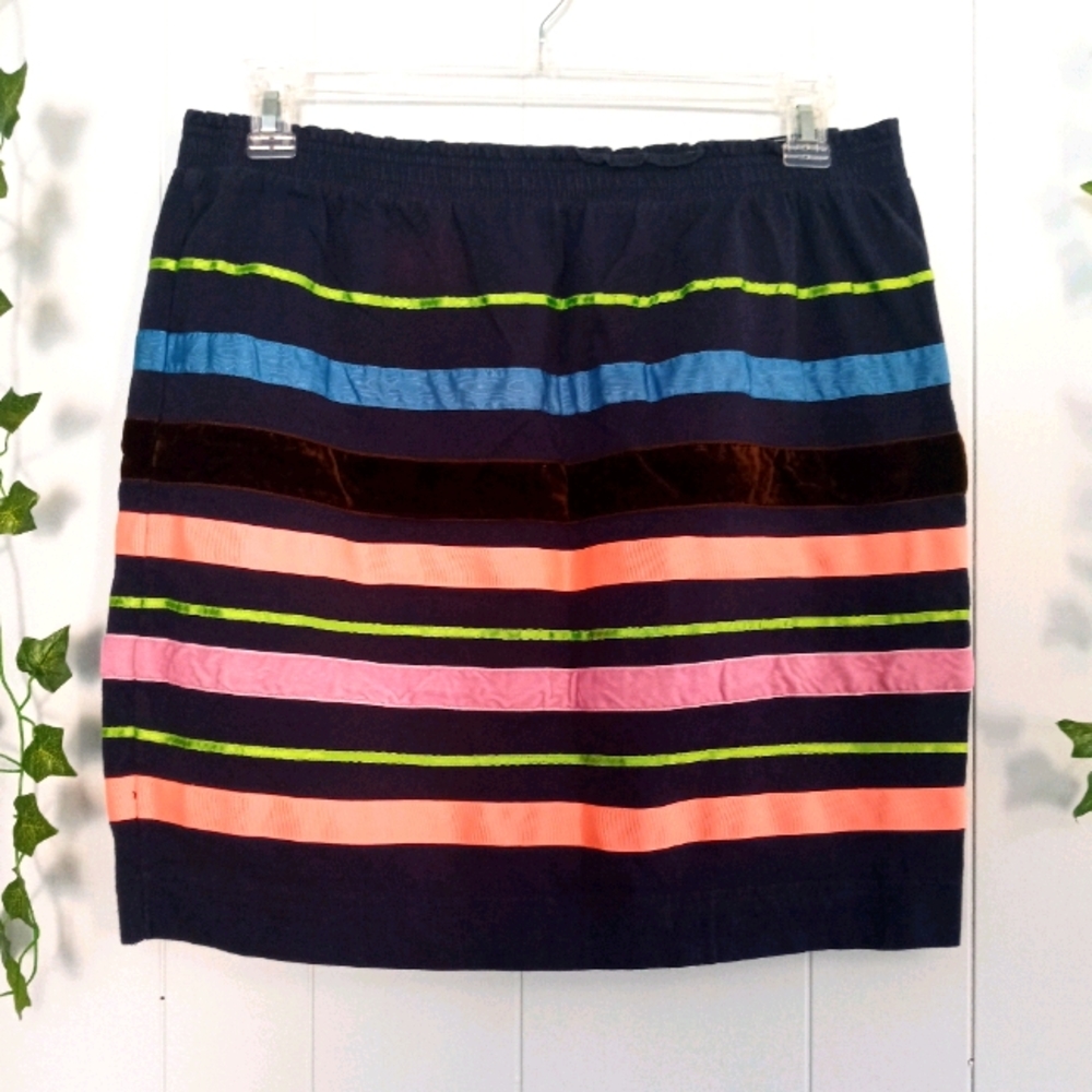 Vintage Gene Ewing Bis Cali Wash Striped Skirt